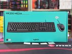 Logitech (MK200) Media Wired Keyboard with Mouse Combo