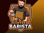 Logo Design For Baristaa Shop - Art Work