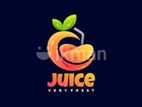 {Logo Designee' For Juice Bar Shop - Art Work,,,