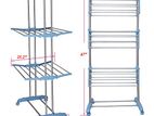 Long Foldable Cloth Large Rack - Three Layer