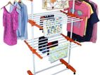 Long Foldable Cloth Large Rack - Three Layer