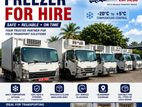Lorry For Hire 18.5ft Freezer Truck