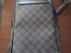 Louis Vuitton-style Damier Graphite Sling Bag / Crossbody Bag.