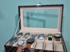 Louis Vuitton Style Watch Box