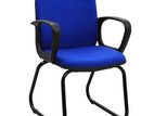 Low Back Steel Frame Visitor Chair - Ecv002