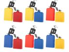 Low High Pitched Drum Set Percussion Multicolor Cow Bell Accessory