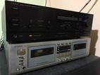 Luxmen Amplifier with Cassette Dec