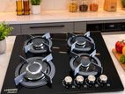 LUXSONIC 4 BURNER GAS HOB