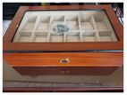 Luxury 12 Grid Wooden Watch Box
