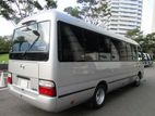 luxury 17/28/33 seats AC coaster rosa bus for hire