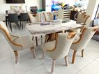 Luxury 6 Chair Dining Table Set