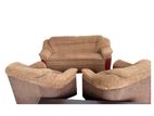 Luxury Cushion Sofa Set (Brown) TS-001