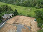 luxury developed land plots sale in galagedara