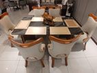 Luxury Dining Table with 6 Chairs