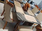 Luxury dining table with 6 chairs