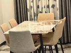 luxury granite dining table with chairs