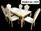 Luxury Granite Table With 6 chairs