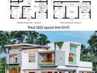 Luxury Home Designs ( 1822 sqf )