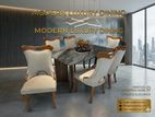 Luxury Modern Dining Table & 6 Chairs