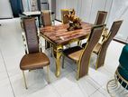 Luxury modern dining table set