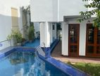 Luxury modern villa type house with pool Rajagiriya
