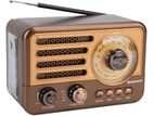 Luxury Rechargeable Bluetooth Supported Vintage/Retro FM Radio