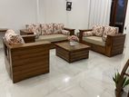 Luxury Teak Sofa Set with Coffee Table