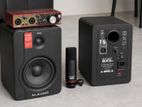 M-Audio BX5 D2 Scarlett 2i2 3rd Gen Bundle