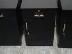 M Black Melamine Bedside Cupboard