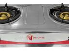 M Power 2 Burner Gas Cooker (MP-001SSGC)