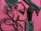 M800 Microphone With V8+ Sound Card