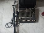 Mackie Audio Mixer and Mic with Stand