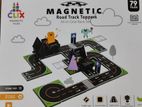 Clix Magnetic Tiles Road Track Toppers All-In-One Race Set