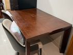 Mahagony Dining Table with 4 Chairs