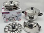 MAHENDRA 15 COOPS IDLY POT WITH STEAMER