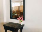 Mahogani Console Table & Mirror