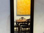 Mahogani Long Wall Mirror