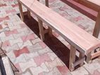 Mahogani Table and Bench 6ft *1ft