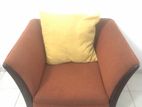 Mahogany 3 Pieces Sofa Set