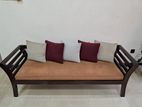 Bamboo Sofa Set with Wooden Coffee Table for Sale | Colombo 5 | ikman