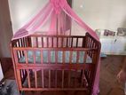 Mahogany Baby Cot