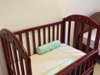 Mahogany Baby Cot