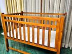 Mahogany Baby Cot Full Set
