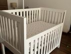 Mahogany Baby Cot Standard Size