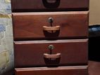 Mahogany Bedside Drawer Cupboard