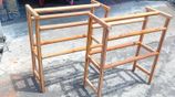 Mahogany cloth racks