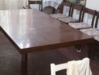 MAHOGANY DINING TABLE