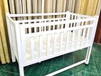 Mahogany Foldable Baby Cot