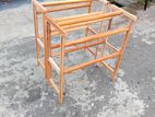 Mahogany half cloth racks
