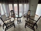 Mahogany Indoor Veranda Set